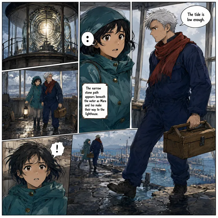 Sample comic page 4 with Mara and Ivo